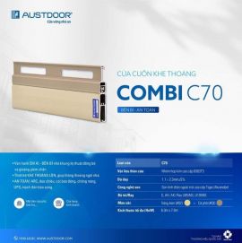 Cửa Cuốn Siêu Thoáng COMBI C70