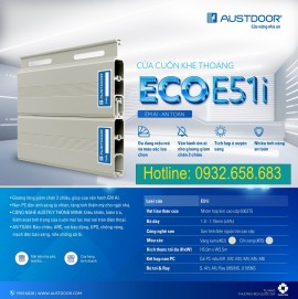 Cửa Cuốn Khe Thoáng Eco E51i Austdoor