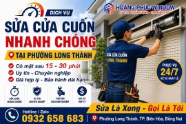 Lắp đặt và sửa chữa cửa cuốn tại Phường Long Thành, Thành phố Đồng Nai | Uy tín – Chuyên nghiệp – Giá tốt