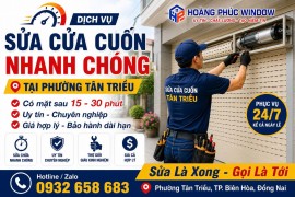 Lắp đặt, sửa chữa cửa cuốn tại Phường Tân Triều, Thành phố Đồng Nai | Uy tín – Nhanh chóng – Chuyên nghiệp